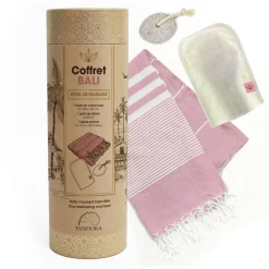La Chaise Longue Beauté & Soin-COFFRET FOUTA BALI ROSE