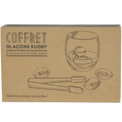 La Chaise Longue Boissons & Cocktails-COFFRET GLACONS RUGBY