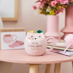 La Chaise Longue Thé & Café-COFFRET MUG ET CHAUSSETTE CHAT