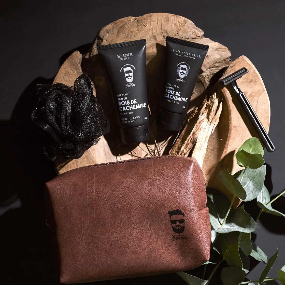 La Chaise Longue Beauté & Soin-COFFRET SOIN CORPS HOMME 5 PCS