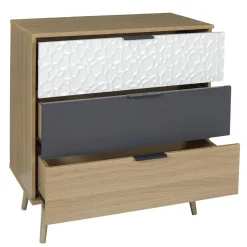 La Chaise Longue Mobilier-COMMODE 3 TIROIRS SVEN