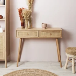 La Chaise Longue Mobilier-CONSOLE BALI 2 TIROIRS