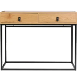 La Chaise Longue Mobilier-CONSOLE BOIS ET METAL ABBOTT