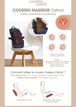 La Chaise Longue Massage & Relaxation|Cocoon-COUSSIN MASSEUR OXFORD