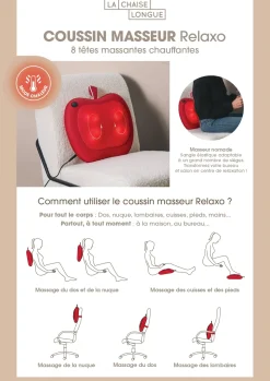La Chaise Longue Cocoon|Massage & Relaxation-COUSSIN MASSEUR RELAXO