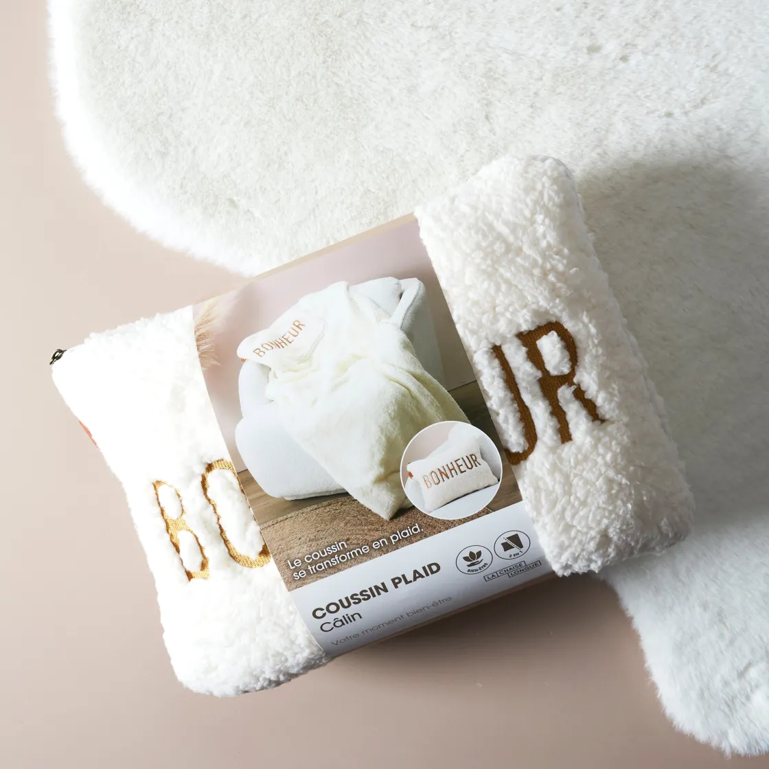 La Chaise Longue Cocoon-COUSSIN PLAID CALIN