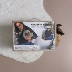 La Chaise Longue Cocoon-COUSSIN VIBRANT BOULEDOGUE