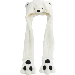 La Chaise Longue Mode-ECHARPE 3 EN 1 OURS BLANC