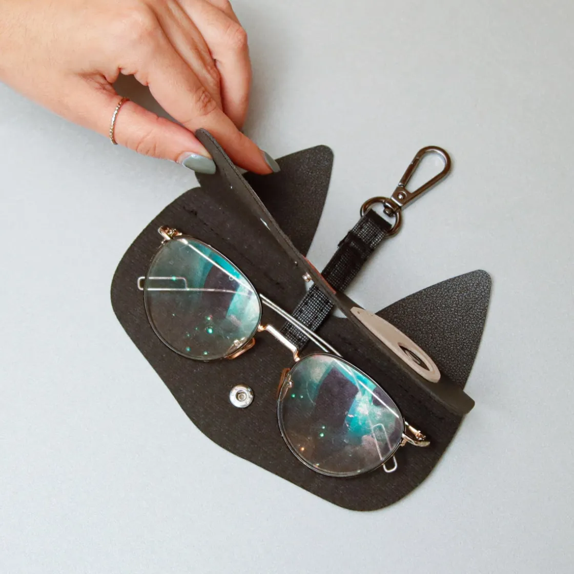 La Chaise Longue Accessoires-ETUI A LUNETTES CHAT