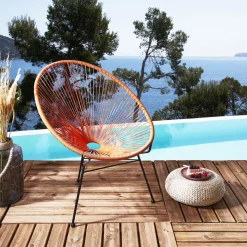 La Chaise Longue Mobilier-FAUTEUIL ACAPULCO PAPAYE