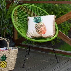 La Chaise Longue Mobilier-FAUTEUIL ACAPULCO TROPICAL GREEN