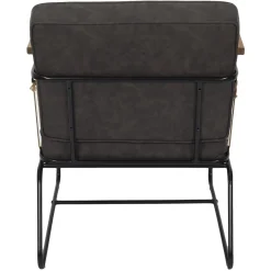 La Chaise Longue Mobilier-FAUTEUIL BENSON MARRON