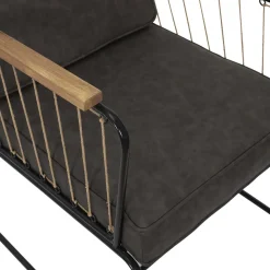 La Chaise Longue Mobilier-FAUTEUIL BENSON MARRON