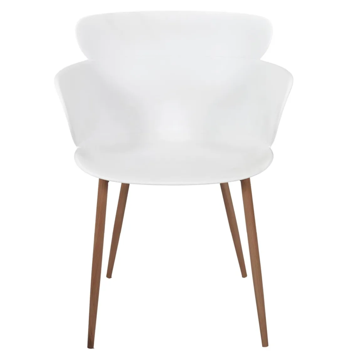 La Chaise Longue Mobilier-FAUTEUIL LORENS BLANC - Lot de 2