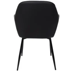 La Chaise Longue Mobilier-FAUTEUIL MEMPHIS GRIS ET NOIR - Lot de 2