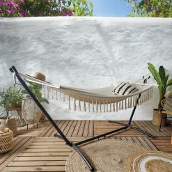 La Chaise Longue Mobilier-HAMAC FRANGES TERRE INCONNUE 285X90CM