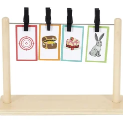 La Chaise Longue Jeux-JEU PISTOLET EN BOIS LANCEUR ELASTIQUES