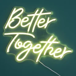 La Chaise Longue Déco Lumineuse|Déco-LAMPE EFFET NEON BETTER TOGETHER