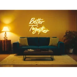 La Chaise Longue Déco Lumineuse|Déco-LAMPE EFFET NEON BETTER TOGETHER
