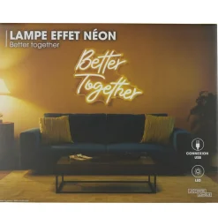 La Chaise Longue Déco Lumineuse|Déco-LAMPE EFFET NEON BETTER TOGETHER