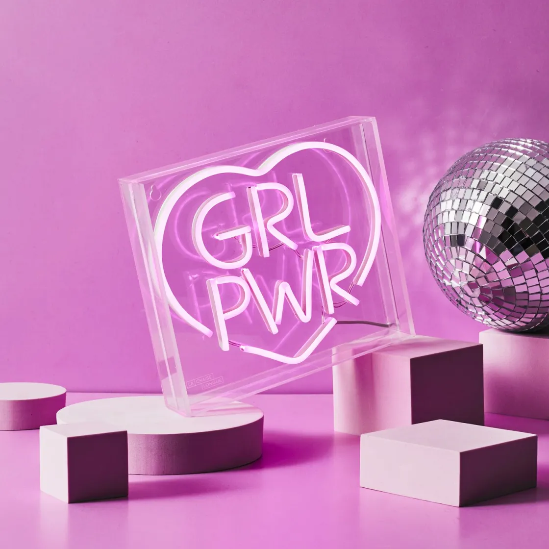 La Chaise Longue Déco Lumineuse|Déco-LAMPE EFFET NEON GIRL POWER