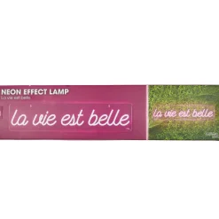 La Chaise Longue Déco Lumineuse|Déco-LAMPE EFFET NÉON LA VIE EST BELLE