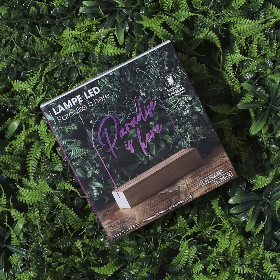 La Chaise Longue Déco Lumineuse|Déco-LAMPE LED PARADISE IS HERE