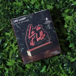 La Chaise Longue Déco Lumineuse|Déco-LAMPE NEON LA VIE EST BELLE