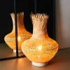 La Chaise Longue Luminaire-LAMPE VASE ROTIN