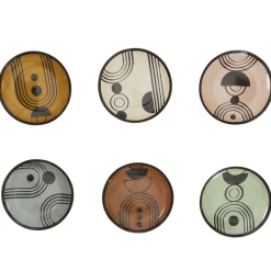 La Chaise Longue Art De La Table-LOT DE 6 ASSIETTES BOHEME