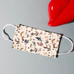 La Chaise Longue Accessoires-MASQUE EN TISSU HIRONDELLE