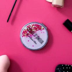 La Chaise Longue Déco-MIROIR DE POCHE PAILLETTES