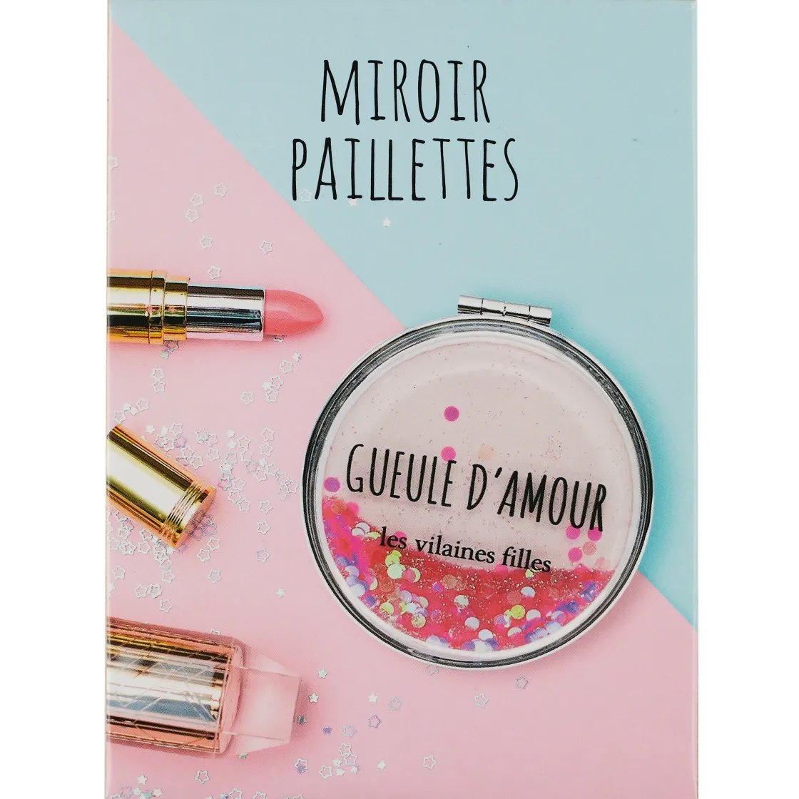 La Chaise Longue Déco-MIROIR DE POCHE PAILLETTES