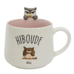 La Chaise Longue Thé & Café-MUG ANIMAUX HIBOUDE