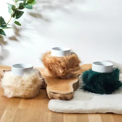 La Chaise Longue Thé & Café-MUG FOURRURE AMOVIBLE CHATAIN