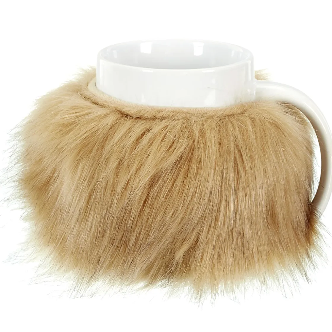 La Chaise Longue Thé & Café-MUG FOURRURE AMOVIBLE CHATAIN