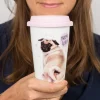 La Chaise Longue Thé & Café-MUG TAKE AWAY CRAZY ANIMALS DRAMA QUEEN