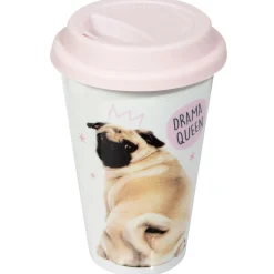 La Chaise Longue Thé & Café-MUG TAKE AWAY CRAZY ANIMALS DRAMA QUEEN