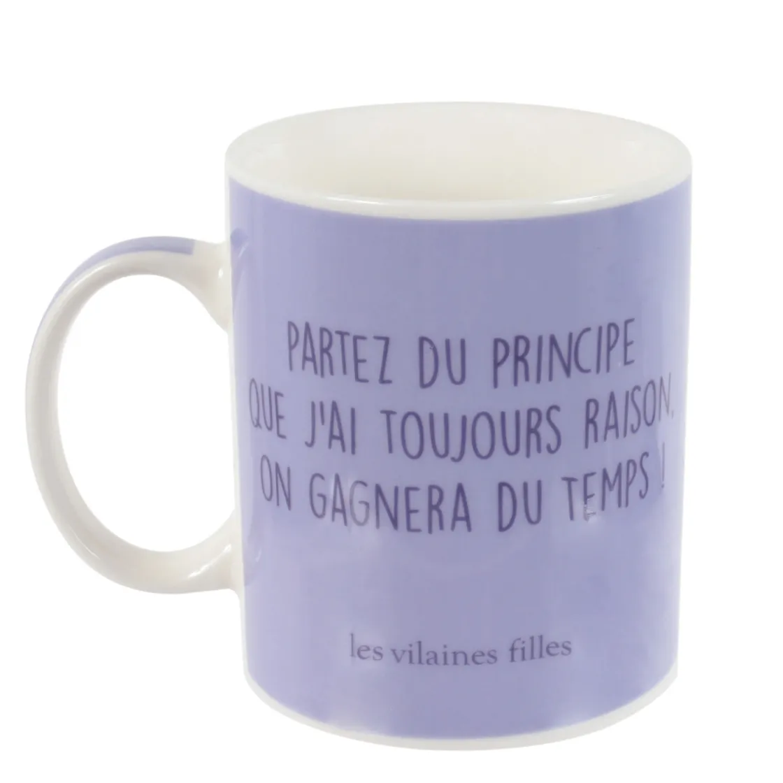 La Chaise Longue Thé & Café-MUG VIOLET PARTEZ DU PRINCIPE