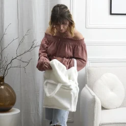 La Chaise Longue Cocoon-PLAID CABAS CALIN