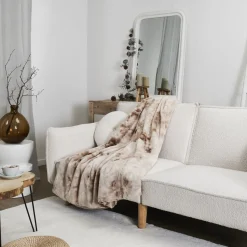 La Chaise Longue Cocoon-PLAID FAUSSE FOURRURE SIBERIA