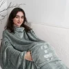 La Chaise Longue Cocoon-PLAID KANGOUROU JE SUIS UNE MARMOTTE