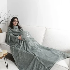 La Chaise Longue Cocoon-PLAID KANGOUROU JE SUIS UNE MARMOTTE