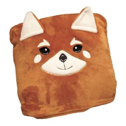 La Chaise Longue Cocoon-PLAID KANGOUROU PANDA ROUX