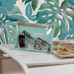 La Chaise Longue Sacs & Pochettes-POCHETTE TRANSPARENTE LES COPINES