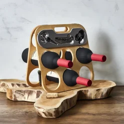 La Chaise Longue Vin & Champagne-PORTE BOUTEILLE PLIANT ET SON COFFRET VIN