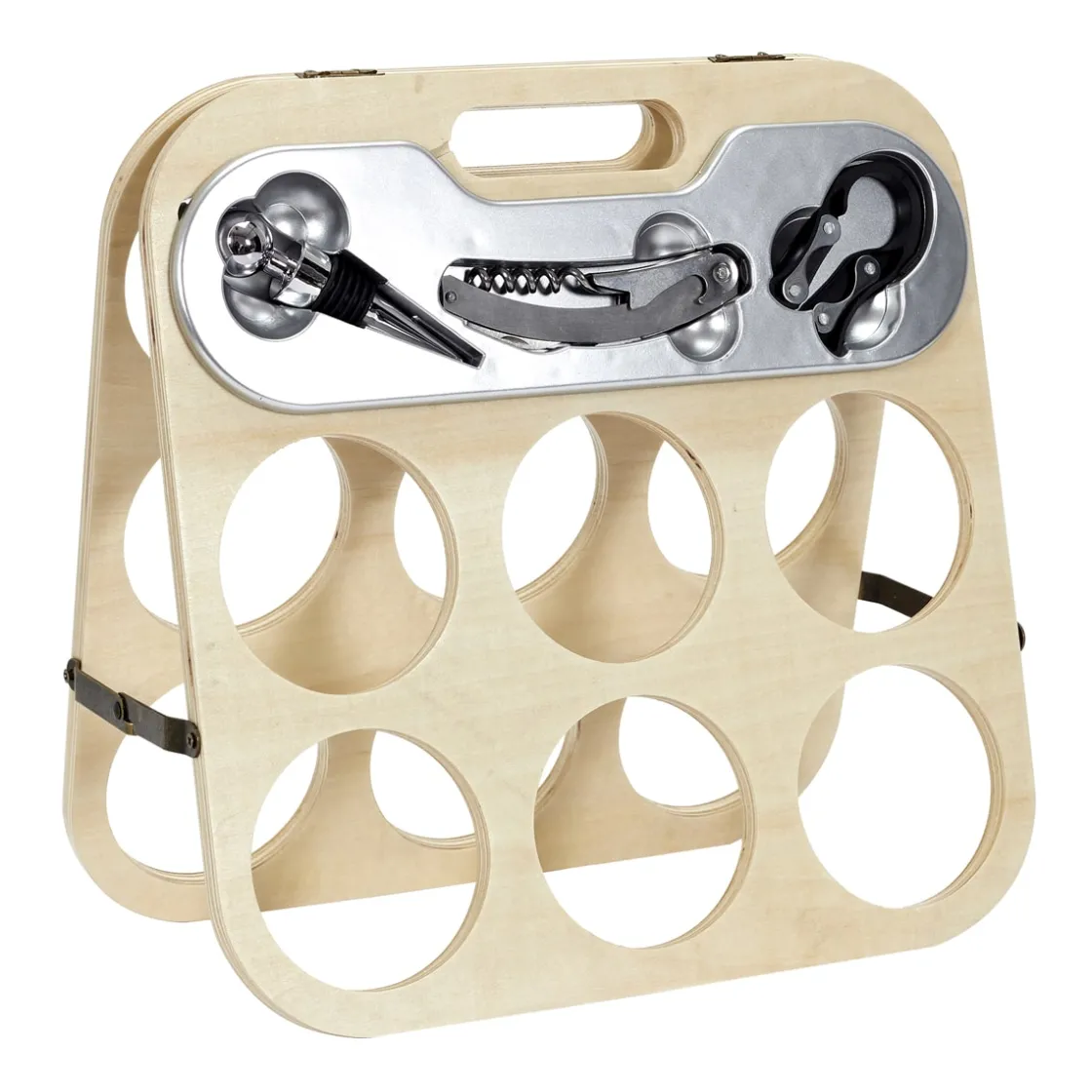 La Chaise Longue Vin & Champagne-PORTE BOUTEILLE PLIANT ET SON COFFRET VIN