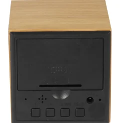 La Chaise Longue Horloge & Réveil-REVEIL LED PM FIBRE BOIS NATUREL