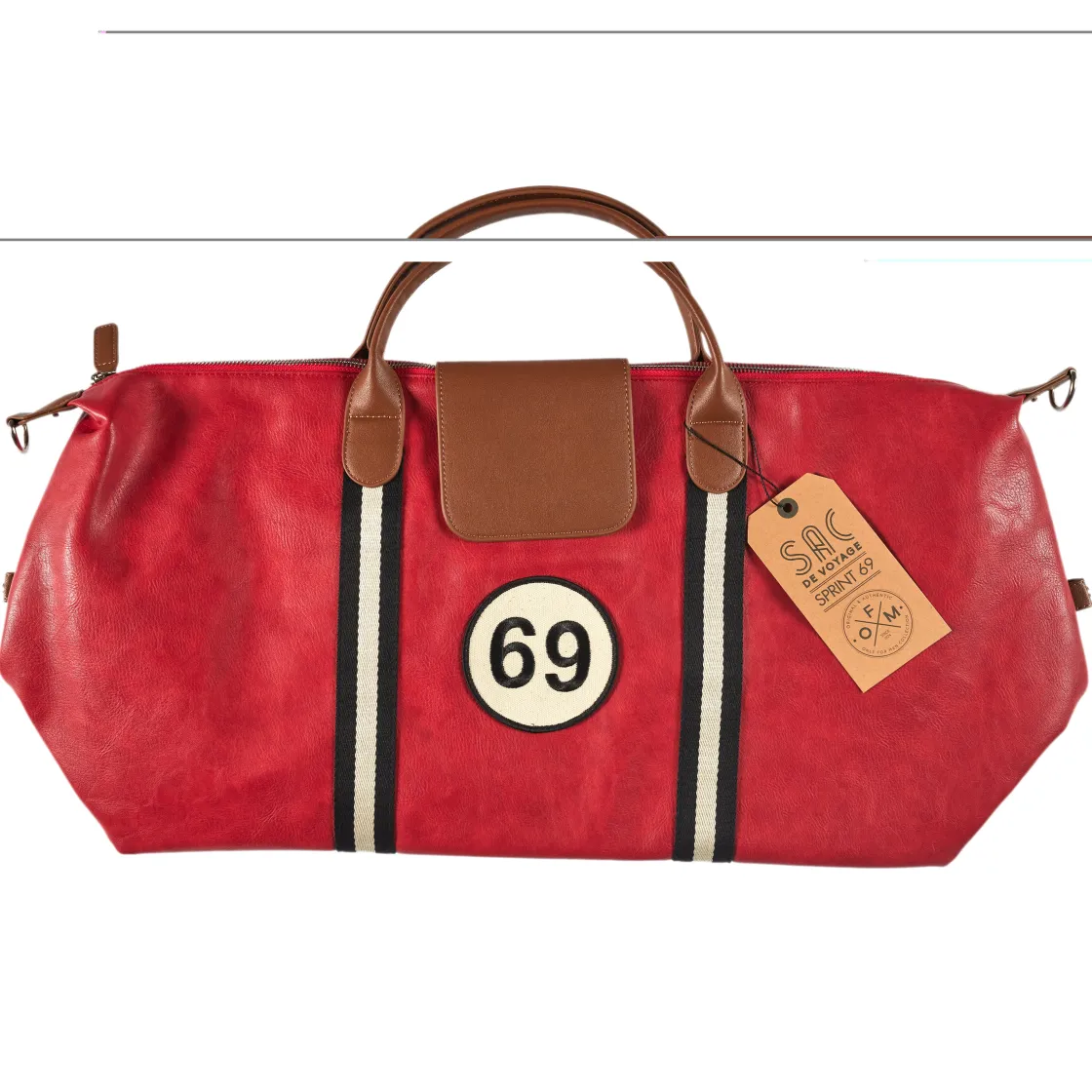 La Chaise Longue Sacs & Pochettes-SAC SPRINT 69 DEEP RED EDITION