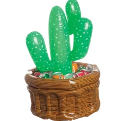 La Chaise Longue Boissons & Cocktails-SEAU A BOISSON CACTUS GONFLABLE